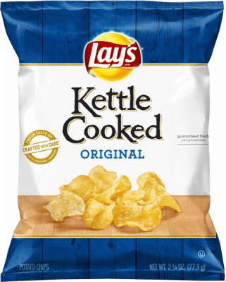 LAY'S® KETTLE COOKED  POTATO CHIPS REGULAR